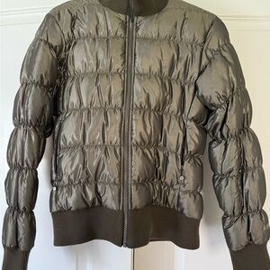 The North Face Women's Metallic Olive Puffer Jacket